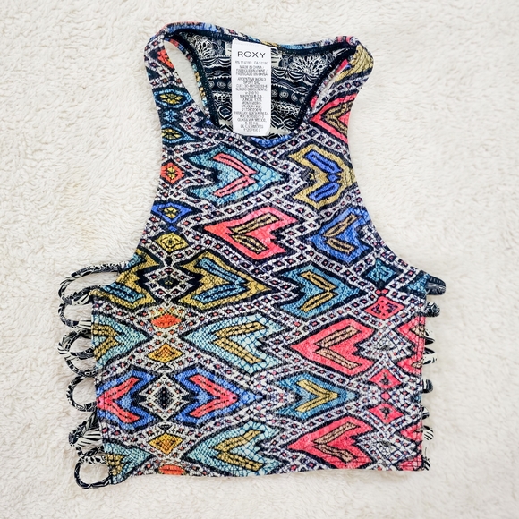 Roxy Other - ROXY WOMEN'S POETIC MEXIC' CROP TANK BIKINI TOP